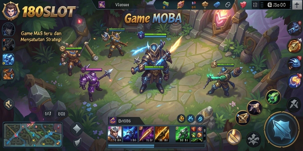 Tangkapan layar gameplay menegangkan di 180SLOT yang menunjukkan aksi bertarung.