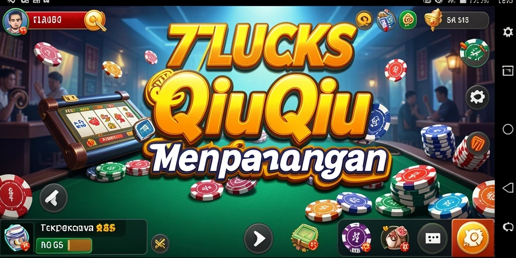Tampilan gameplay seru dari 77LUCKS yang menampilkan QiuQiu.