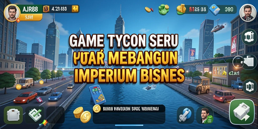 Screenshot gameplay AJR88 menampilkan pengalaman bisnis yang seru dan mendalam.