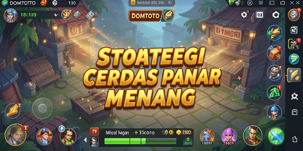 Tampilan menarik gameplay DOMTOTO yang penuh strategi.