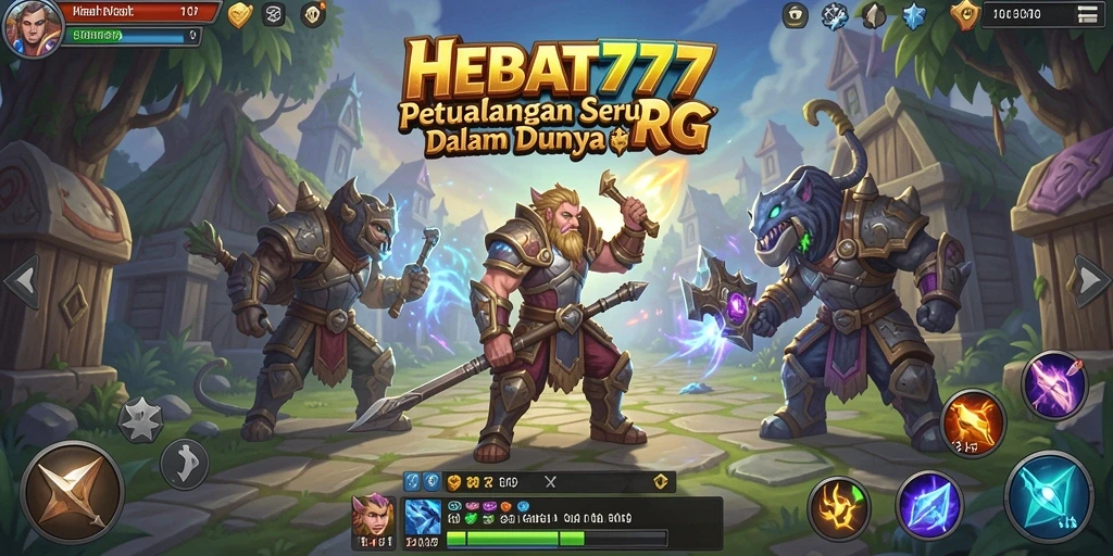 Tampilan gameplay RPG yang menegangkan dan imersif.