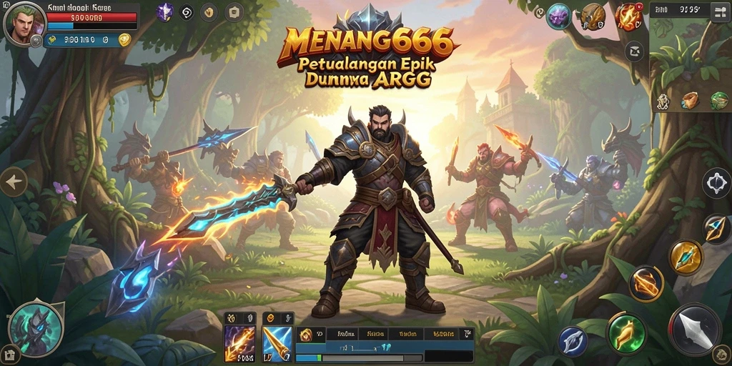 Gameplay epik MENANG666 dengan grafis menawan dan pertarungan seru.