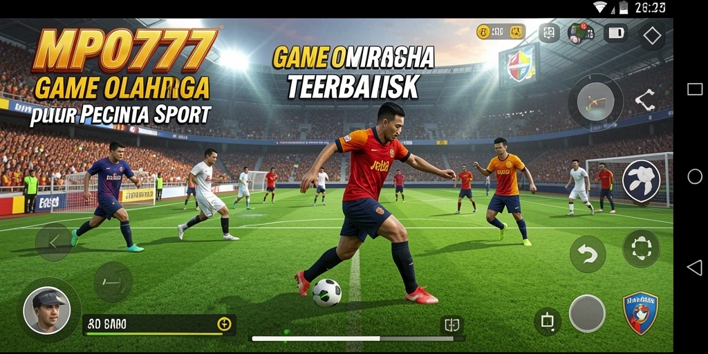 Tangkapan layar MPO777 menampilkan aksi seru dalam permainan olahraga.