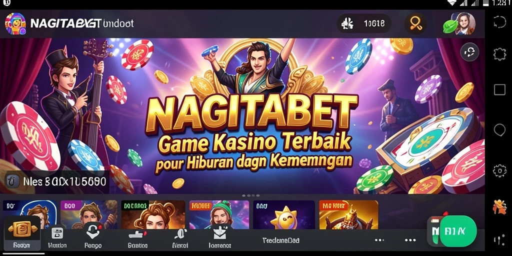 Screenshot gameplay NAGITABET menampilkan keseruan bermain kasino online.