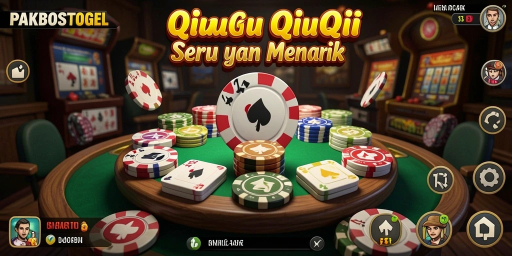 Tampilan gameplay QiuQiu yang mengasyikkan dan penuh strategi.