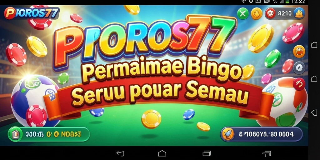 Screenshot POROS77 dengan tampilan gameplay Bingo yang seru.