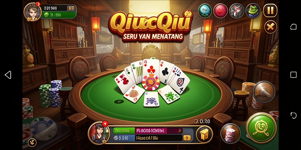 Gameplay seru RAJACUAN yang mengasyikkan.