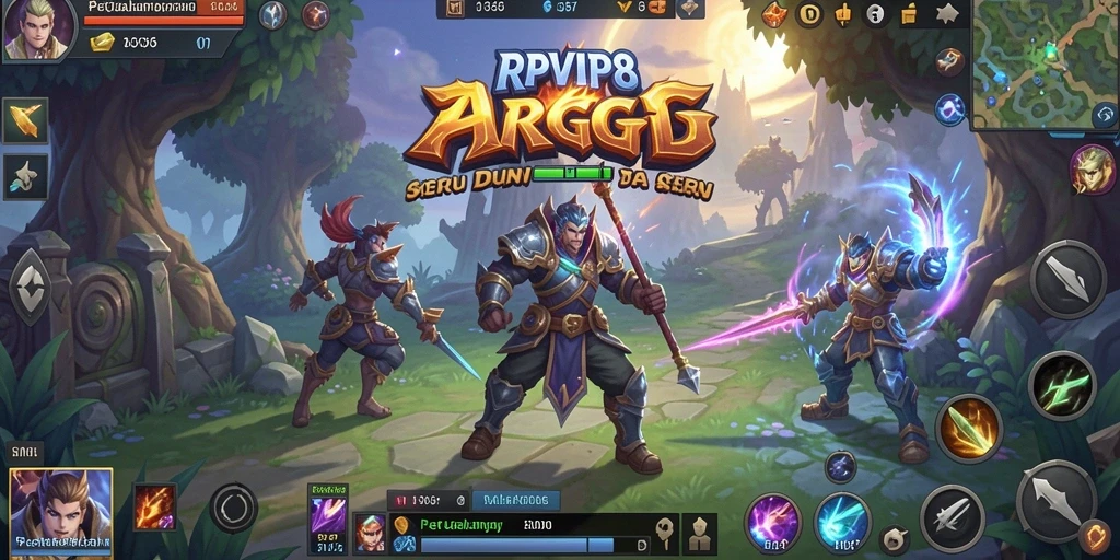 Tampilan menarik dari gameplay RPVIP8 dalam aksi petualangan ARPG.
