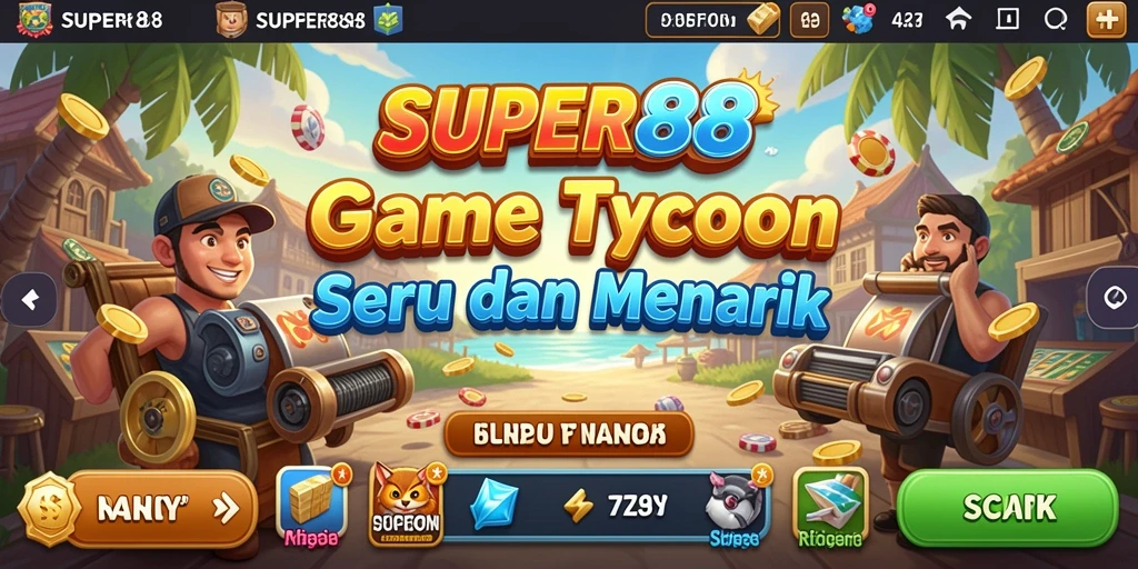 Tampilan gameplay SUPER88 yang seru dan menarik.
